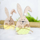 Wooden Easter Egg Shelves For Easter Party Ornament Diy Bunny Letter Egg St X9T7