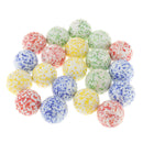 20x Speckled Marbles Glass Ball 25mm Boulders Stress Swirl Toys Home Decor