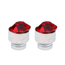 36 Pairs Mix Colour Magnetic Round Crystal Women Clip On Ear Stud Earrings