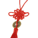 Qing Dynasty Red Chinese Knot Luck Coins Wealth Home Decor Ornament style 3
