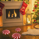 12Pcs/Set Christmas Floor Wall Stickers Removable Mural Decals Merry Christ