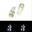 10X New White T10 5050 W5W 5 SMD 194 168 LED Car Side Wedge Tail Light Lamp Bulb