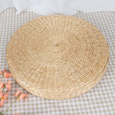 40cm Tatami Cushion Round Straw Weave Handmade Pillow Floor Yoga Chair Seat M FT