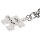 2Pcs Puzzle Letter Keychain Cute Key Ring Best Friends Gift OZ