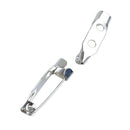 5X(50 piece Brooch Back Bar Pins 20 mm Safety Lock Q4Y1)