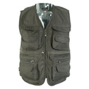 Men Fly Fishing Vest Multi-Pocket Vest Quick-Dry Jacket XL Light Army Green