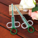 Pet Dog Cat Capsule Tablet Pill Gun Piller Pusher Syringe Doser- Green - 3C
