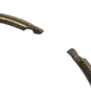 Bronze Tone Carabiner Prisoner Keyring 10 Loops Key Chain Ring 7.6cm