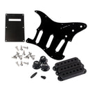 3-layers 11 Holes SSS Guitar Pickguard + Back Plate + Tone Volume Knobs + Screws