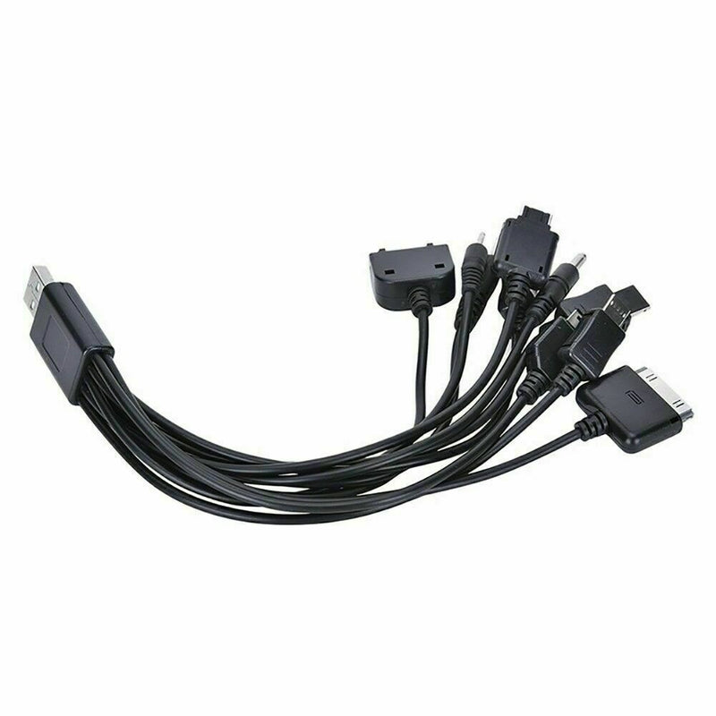 USB Cable 10in1 Universal Multi-Function Cell Phone B NEW SH Charger M4S1