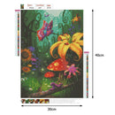5D DIY Full Drill Diamond Painting Fantastic Cross Stitch Kit (Butterfly06)