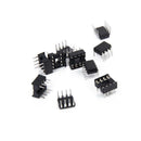 5 Sets HCPL2630 Dual-Channel High Speed Optocouplers DIP-8 IC Sockets