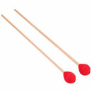 1 Pair Marimba Mallets, Percussion Mallets with Red Yarn Head and Smooth Wo N6V9