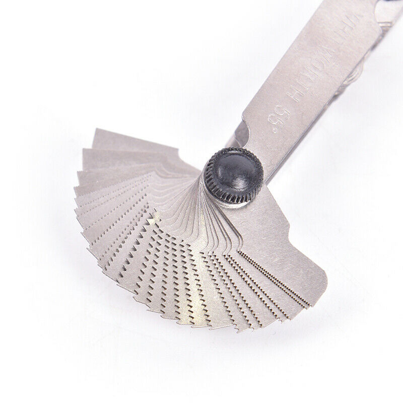 52Pcs 60&50 Degree Metric Screw Thread Pitch Gauge Blade Gage For Measuring T Kw