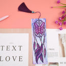 DIY Dreamcatcher Special Shaped Diamond Painting Leather Bookmark w/Tassel