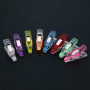 50pcs Plastic Wonder Clips Holder for DIY Patchwork Fabric Quilting Color random