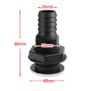 2x 3/4" Inch Thru-Hull Bilge Pump and Aerator Hose Fitting for Boats Plastic