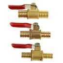 Full Port Inline Brass Water Air Gas Fuel Line Shut-off Ball Valve Nice E6U Y3E7