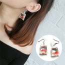 Handmade Fish Earrings Water Bag Dangle Hook Pendant Earrings Girl Jewelry JR