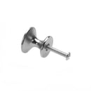 10Pcs Flat Steel Cabinet Door Knob Drawer Bin Dresser Wardrobe Handle Pull