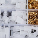 380Pcs Practical Auto Electrical 2 3 4 6 Pin 2.8 mm Wire Terminal Connector Sets