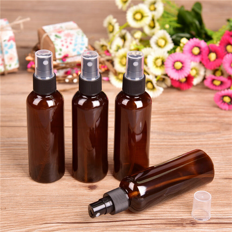 12pcs 100ml Travel Transparent Plastic Perfume Atomizer Empty Mini Spray Bottle