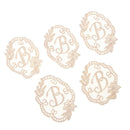 5pcs Embroidered B Letter Applique Sewing Patches for DIY Jeans Jackets Clothing