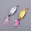 Metal Lures Spoons Fishing Lures Sequins Baits Bionic Hard Fishing Lure Hook