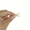 100Pcs Mini DIY Wooden Clothes Photo Paper Pegs Clothespin Cards Craft Clips  ME