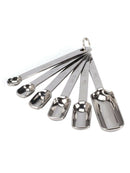 Stainless Steel Measuring Cups & Spoons Heavy Duty 6 pcs set New Use