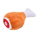 Baquetas masticar juguete mascota chirriante de la pierna de pollo de peluch 3C