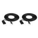 2x Car MP3 Female Adapter AUX Jack Audio Input Cord Cable for E46 LJ Aux Audio x