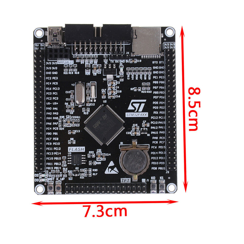 STM32F407VET6 STM32 Cortex-M4 Development Board NRF2410 FMSG  Card No Batte Gw