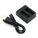 2in1 Dual Slot Battery Charging Cam Charger Camera Dock for EKEN SJCam SJ40003cd