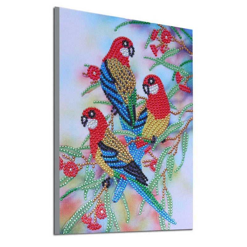 5D DIY Special Shaped Diamond Painting Parrot Cross Stitch Embroidery Kits