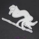 Witch Halloween Metal Cutting Dies Stencil Decor Embossing DIY Craft Frame