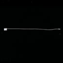 1000pcs 7.5''  Tags String Snap Locks Pin Loop Fasteners Hook Ties-White