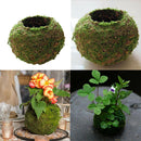 3Pcs Green Artificial Moss Balls Decorative Planters, Ideal for Vases, Table