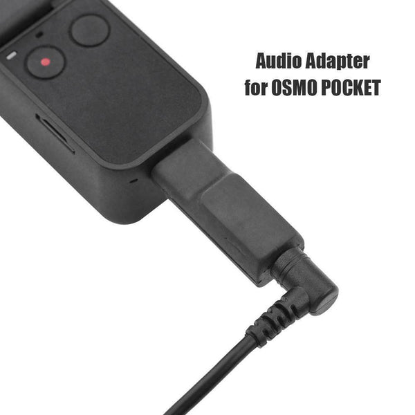 3.5mm Audio Adapter Connector for DJI OSMO Pocket Handheld Gimbal Camera A#S