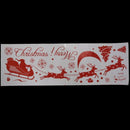 5X(Christmas Decorations PVC Wall Window Stickers Santa Claus Gift Reindee X1T5)