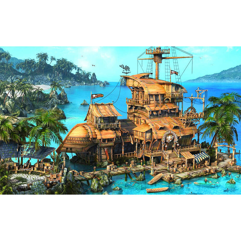 1000pcs DIY Pirate Home Jigsaw Puzzle Children Adults Assembling Picture