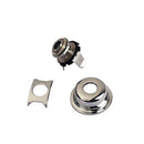 1/4'' Electric Guitar Mono Output Jack Plug Socket for  Guitar Chrome