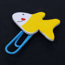 12 pcs / 1 Set Cute Cartoon Animal Pattern Wooden Paper Note Clips Bookmark