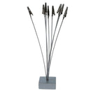 Photo / Memo / Card Holder has 8 Pliers Wire Metallic Crocodiles Clips in B