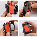 Plastic Smart Remote Key Case Chain For Skoda SEAT Ibiza Leon VW EOS Car Keys