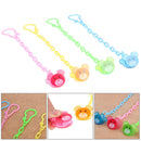 Cartoon Bear Baby Kids Chain Clip Holders Dummy Pacifier Nipple Strap