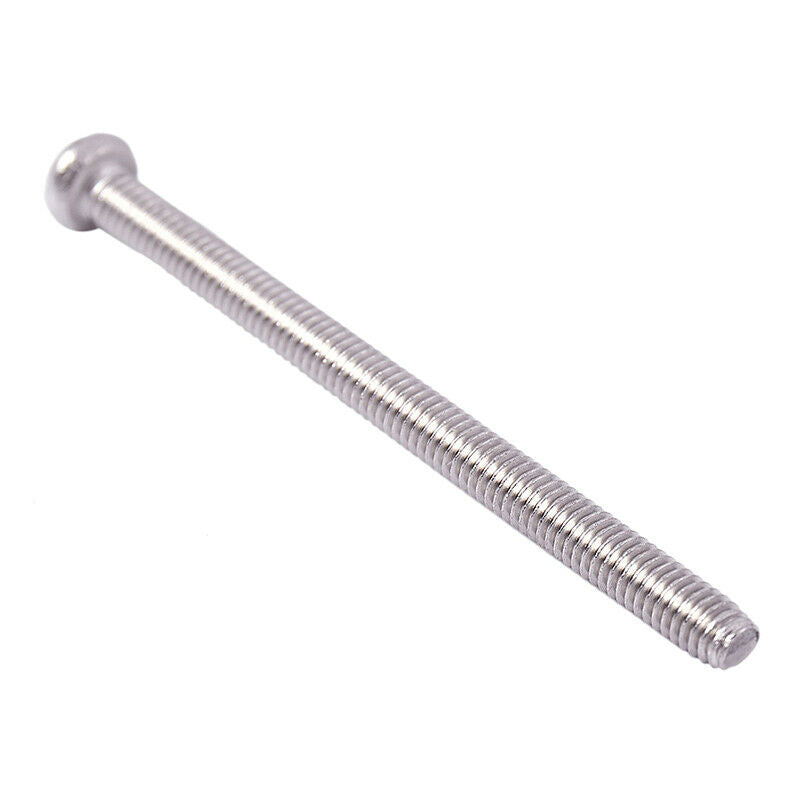 M2.5 x 35mm 304 Stainless Steel Phillips Round Head Screws Bolt 60pcs C1B2