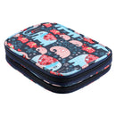 Knitting Crochet Hook Needles Case Empty Zipper Bag Organizer Cartoon