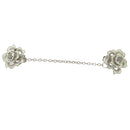 Antiqued Sweater Clip, Stylish Flower Cardigan Collar Clip