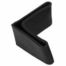 10 Pcs 50mm x 50mm L Shaped Furniture Angle Rubber Foot Covers N9A9